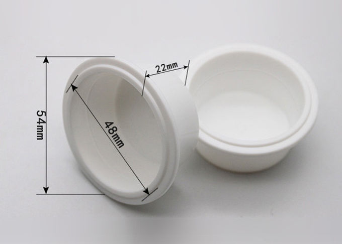 Tazas del envase del paquete/plástico de la receta de la cápsula del paquete del gránulo con la película del lacre