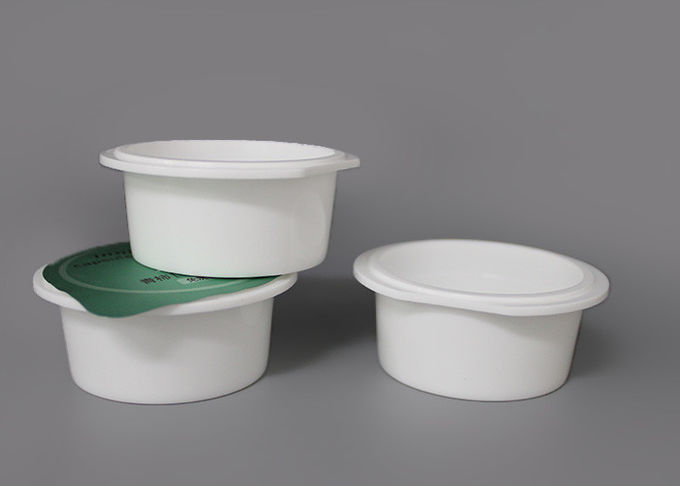 Taza del paquete de la receta de la cápsula de la categoría alimenticia de los PP para la emulsión de la esencia de la máscara/el mini paquete de la cápsula