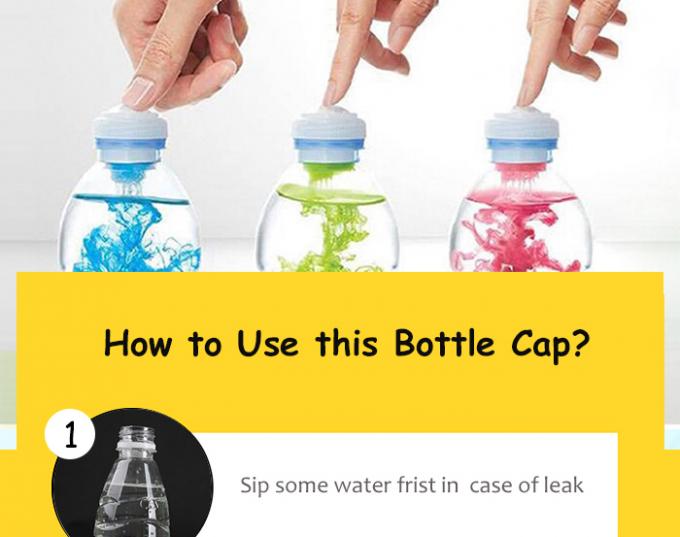 Presione y sacuda el tipo pequeña capacidad de los envases de plástico 4 gramos para el paquete de la bebida