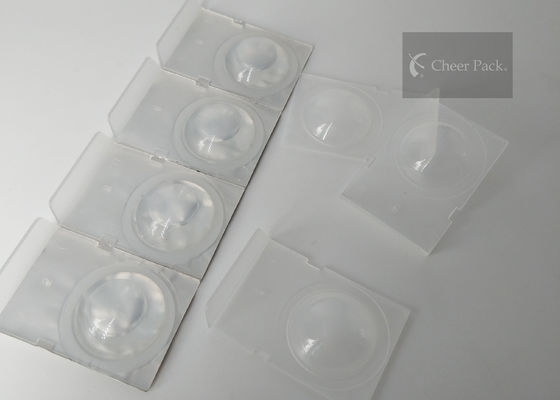 Envases de plástico de la categoría alimenticia pequeños para la solución de una sola vez de los vidrios