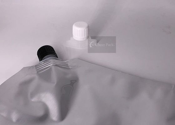 bolso material blanco o negro del detergente para ropa del sellado caliente del casquillo del canalón del color PE