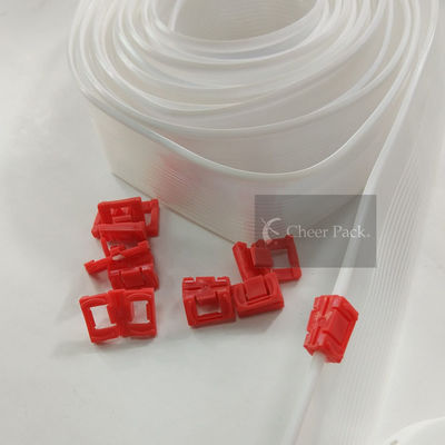 Color rojo de la cremallera ziplockk de 5 PP del kilogramo para la bolsa de plástico, cerradura de la cremallera del bolso