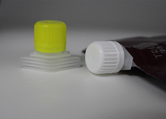 Casquillos plásticos amarillos del canalón para la bolsa plegable de la hebilla portátil del PDA
