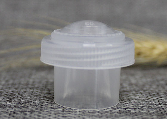 Presione y sacuda el tipo pequeña capacidad de los envases de plástico 4 gramos para el paquete de la bebida