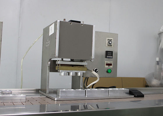 Máquina caliente plástica de la prensa de la película 900w del lacre del envase de los Pp