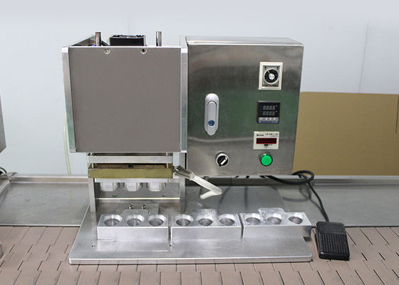 Máquina caliente plástica de la prensa de la película 900w del lacre del envase de los Pp