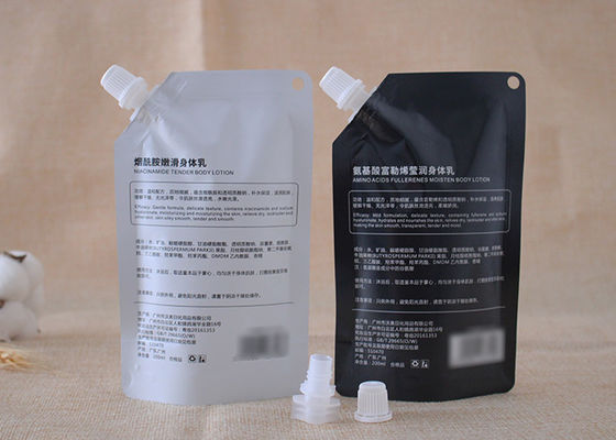 soporte del líquido 100ml encima de la leche de soja del embalaje de la bolsa del canalón