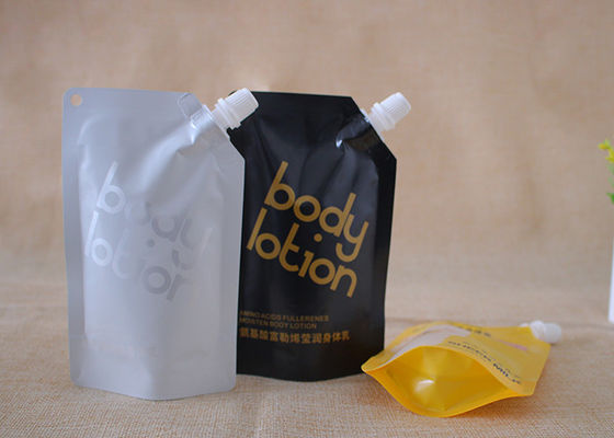 soporte del líquido 100ml encima de la leche de soja del embalaje de la bolsa del canalón