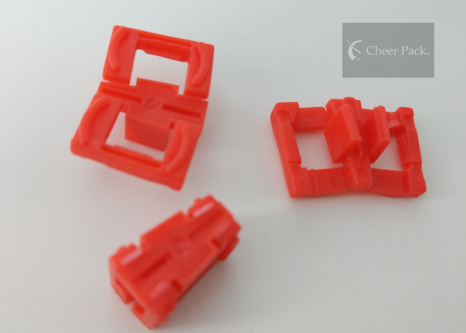 Resbalador Ziplock rojo de la cremallera del OEM PP del color para el embalaje del bolso del sello del lado derecho