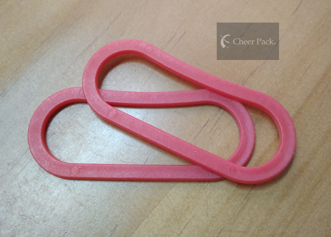 Broche del PE - mecanografíe las manijas Confortable de la bolsa de plástico para los bolsos del arroz de Hevavy