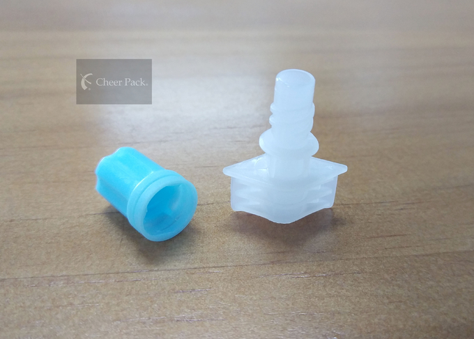 El canalón plástico de la torsión azul del color capsula el diámetro bajo 5m m, cierre fácil apagado