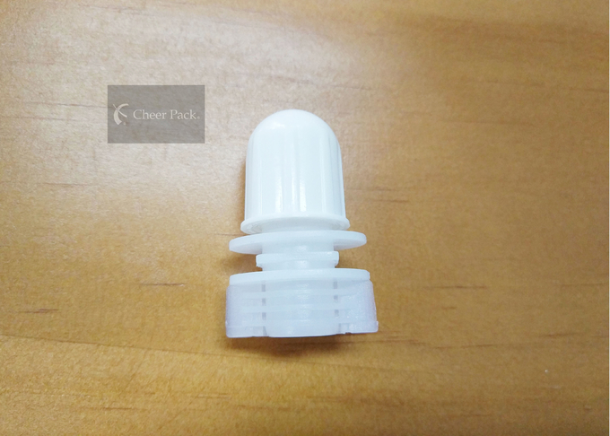 el canalón plástico blanco de la forma oval de 12m m capsula el material de la categoría alimenticia PE