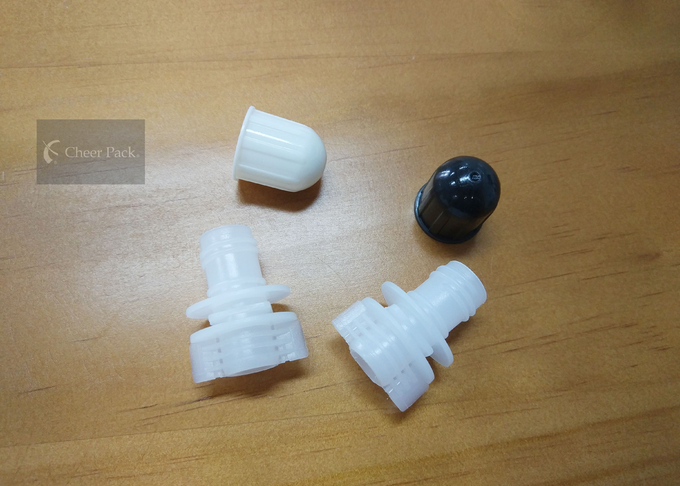 el canalón plástico blanco de la forma oval de 12m m capsula el material de la categoría alimenticia PE