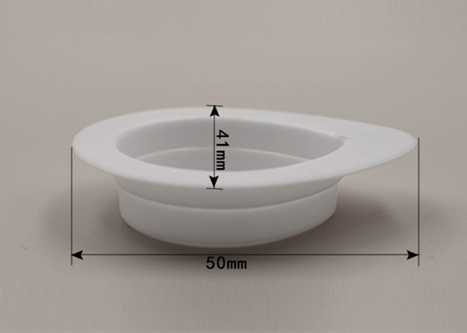 Diámetro rígido duro 50 * 41m m de la taza del empaquetado de plástico transparente del molde del pétalo de la cápsula