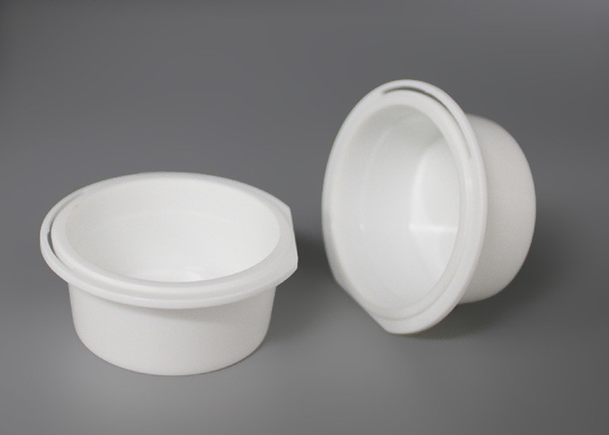Taza del paquete de la receta de la cápsula de la categoría alimenticia de los PP para la emulsión de la esencia de la máscara/el mini paquete de la cápsula
