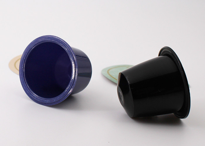 La categoría alimenticia vacía del plástico HDPP Nespresso recargable encapsula las vainas 5 - el volumen 8g
