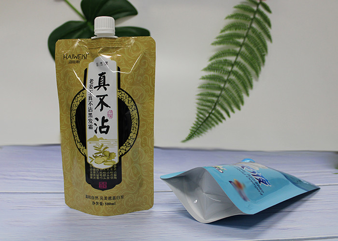 El canalón líquido plástico empaqueta/el vino Doypack 50ml de Resuable a 3L con el canalón