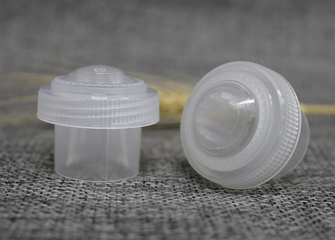 Presione y sacuda el tipo pequeña capacidad de los envases de plástico 4 gramos para el paquete de la bebida
