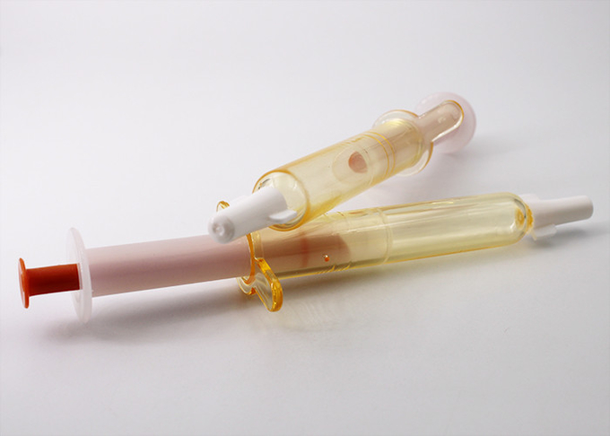 Crema del ojo de la jeringuilla/tubo disponibles no médicos cosméticos plásticos de la iluminación de la esencia/de la máscara