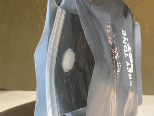 calidad  Customized Printed Zipper Stand Up Pouch 250g 500g Coffee Bag With Valve Plastic Packaging Aluminum Foil Bag Fábrica