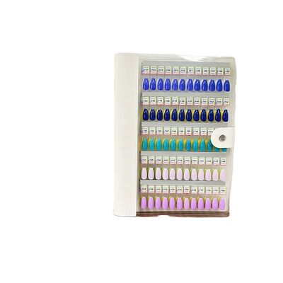 calidad  Magnetic Acrylic Color Card Book for Nail Art Preform Tool for Creating Style with Polish Glue Display Sample Fábrica