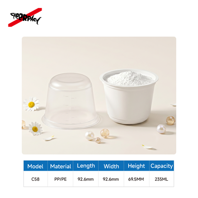 calidad  Beauty Mixing Bowl Cosmetic Tools Individually Packaged Mask Powder Mixing Bowl Comes with Scale Fábrica