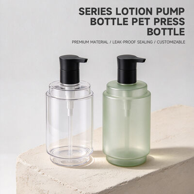 Calidad  470ml PET Lotion Pump Bottle | 28 Thread Custom Cosmetic Packaging | Food-grade recyclable PET, leak-proof, custom color & logo for shampoo, body wash and skincare bulk packaging Fábrica