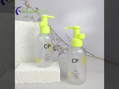 Botella de champú de fondo redondo Embalaje Prensa Botella de aceite de baño Botella de plástico Botella de gel de ducha