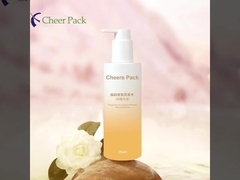 Bajo MOQ 250ml Moda PET Botella de champú de baño colorido con bomba a prueba de agua Dispensador para el acondicionamiento del cabello