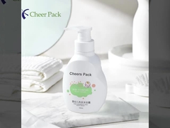 Botella de espuma de plástico de 350 ml para cosméticos Botella de espuma de bomba de plástico de lujo