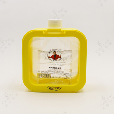 Embalaje de caja de conchas biodegradable y reemplazable, adecuado para desinfectantes para manos y geles de ducha