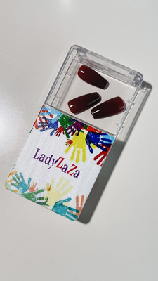Tendencia de la moda acrílica uñas artificiales de los dedos falsos Presión de buena calidad en las uñas Premium Chica Parches de manicura portátiles