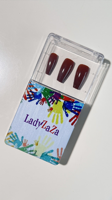 Prensa portátil OEM en uñas falsas Consejos con pegamento uñas falsas uñas falsas con herramientas de uso