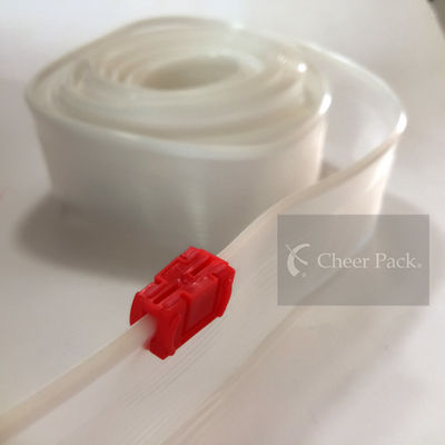 Mini cremallera ziplockk roja profesional para el bolso del PVC, color modificado para requisitos particulares