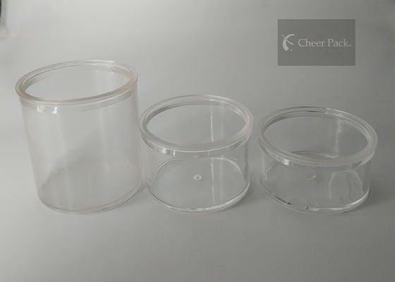 Pequeños envases de plástico redondos de la seguridad con la película del lacre, 1,6 milímetros de grueso