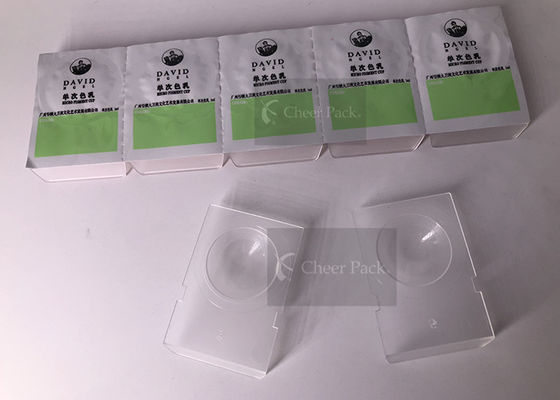 Pequeños envases de plástico blancos de los PP para el esmalte de uñas colorido que empaqueta, diámetro 45*30