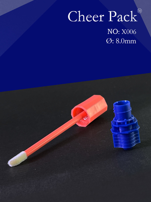 Material PE de 8 mm de diámetro interior cubierta de boca de plástico para productos de lápiz labial y cejas