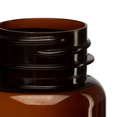 6.75 oz 200 ml de ámbar verde oscuro Poliéster producto sanitario embalaje de plástico tapa de botella 38mm 38-400
