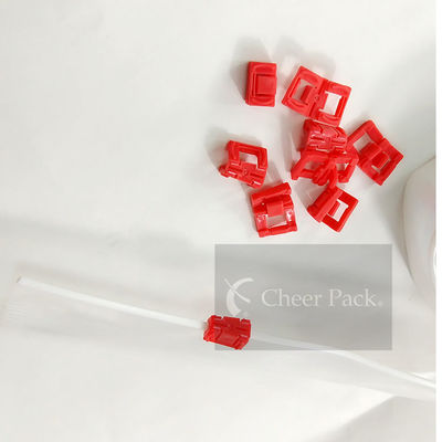 Color rojo de la cremallera ziplockk de 5 PP del kilogramo para la bolsa de plástico, cerradura de la cremallera del bolso