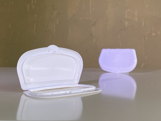 Capa de limpieza húmeda de plástico a prueba de evaporación 108 * 60 mm Forma del sector