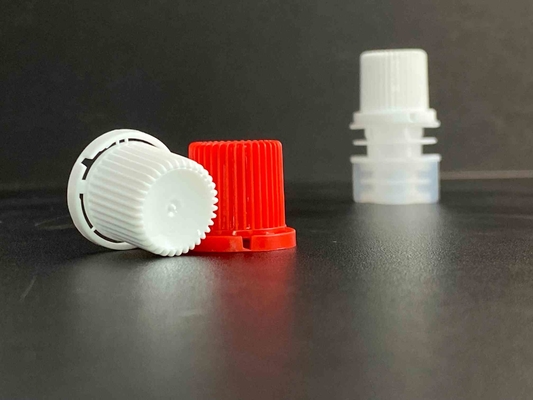 8.6mm Caps de boca de plástico para usar en el embalaje de bolsas de leche de soja