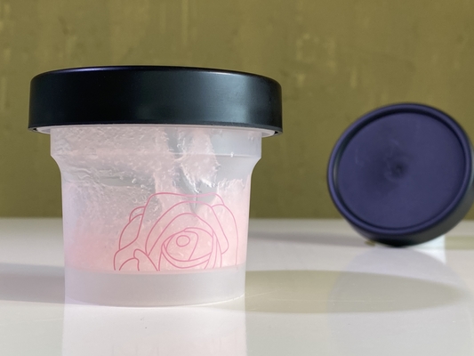 Envase cosmético de crema de 100 ml 60 mm de altura total