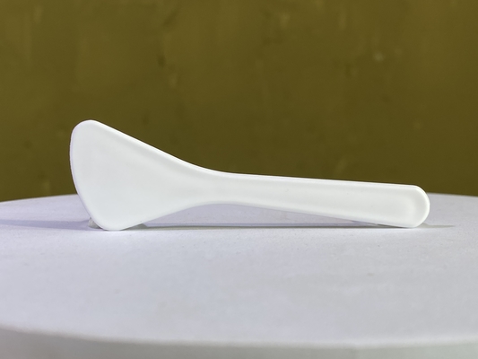 Espátula de PP de 82 mm blanca o personalizada para crema cosmética