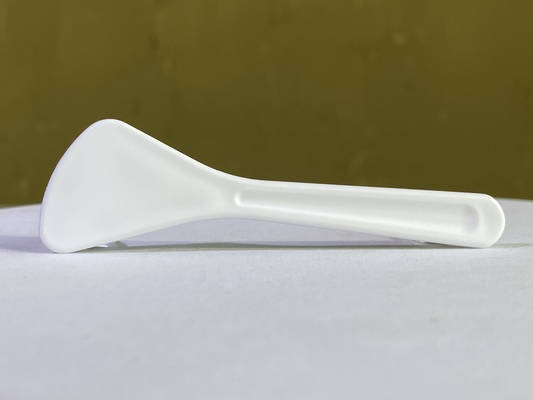 Espátula de PP de 82 mm blanca o personalizada para crema cosmética