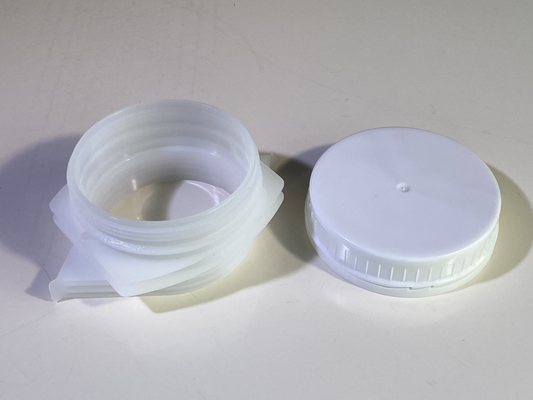Capas de chorro de plástico de 60 mm en el embalaje de bolsas de pie para el embalaje de alimentos cosméticos