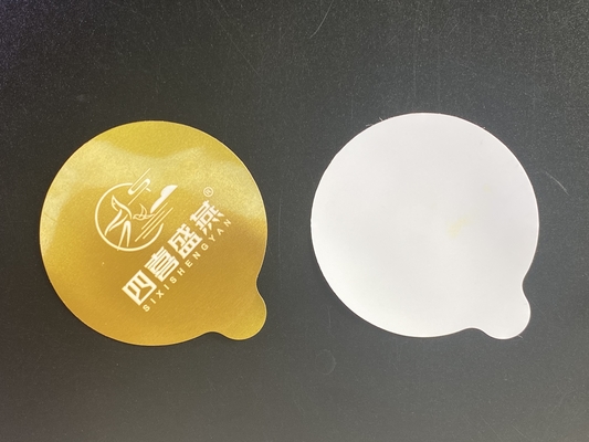 Capa de papel de aluminio sello térmico tapa compuesta para PS copa botella de frasco