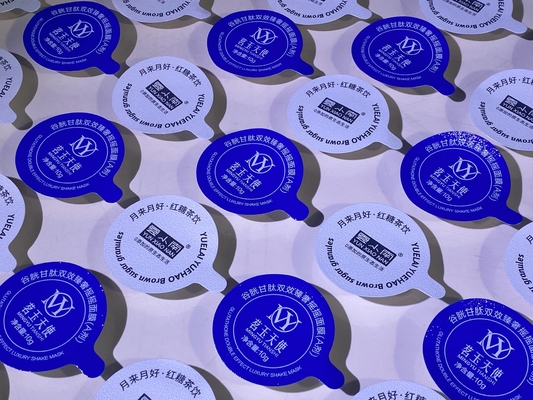 Capa de papel de aluminio sello térmico tapa de relieve compuesto para la copa de la botella de frasco de PP