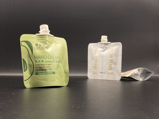 Bolso de boca lateral personalizado para jabón de mano Shampoo lavado de platos líquido detergente embalaje líquido bolso de bolsillo