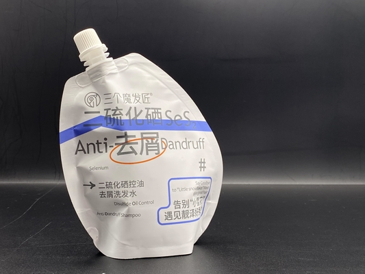 Bolso de boca lateral personalizado para jabón de mano Shampoo lavado de platos líquido detergente embalaje líquido bolso de bolsillo