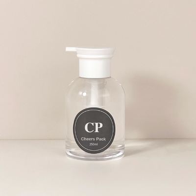 250 ml Shampoo Crema de baño Gel de ducha Loción para el cuerpo Contenedor de embalaje cosmético Frascos cosméticos